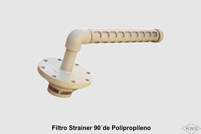 Filtro Strainer 90 de Polipropileno
