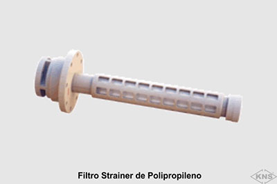 Filtro Strainer de PP
