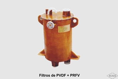 Filtro de PVDF + PRFV